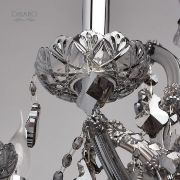 Люстра подвесная CHIARO 477010308 Дориана 8x60W E14